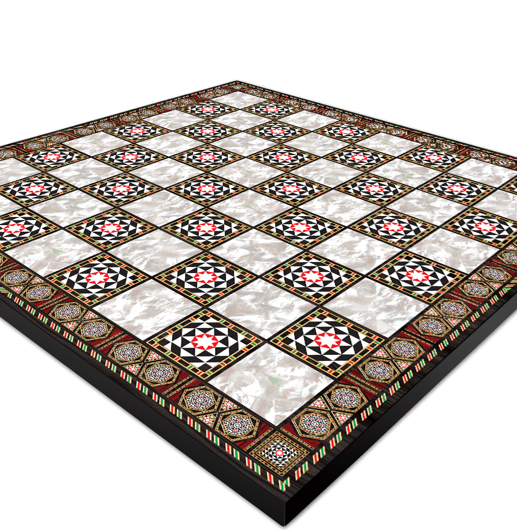 MOTHER OF PEARL CHESS BOARDS